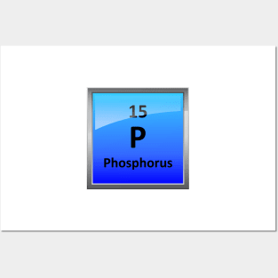 Phosphorus Element Tile - Periodic Table Posters and Art